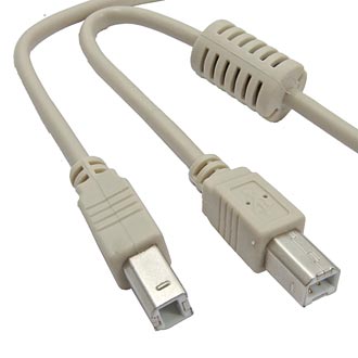 Компьютерный шнур: USB-B M USB-B M 3m F