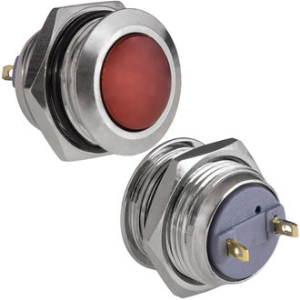 Кнопка антивандал.: GQ16B-10/J/R/N off-(on)