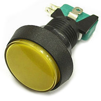 Кнопка: GMSI-4B-C no(nc)+nc(no) yellow