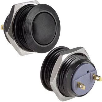 Кнопка антивандал.: GQ16B-10/J/B/B/N off-(on)