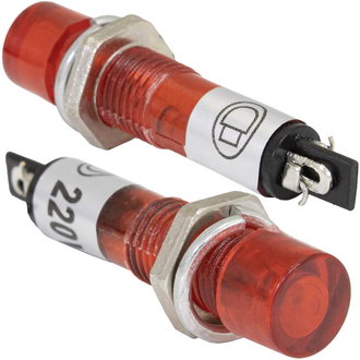 Н. лампа в корпусе: N-814-R 220V