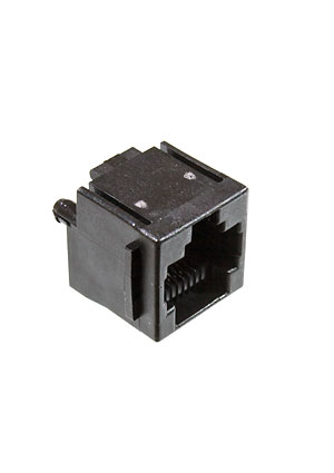 5520259-4, 8P8C гнездо на плату RJ45 вертикальное