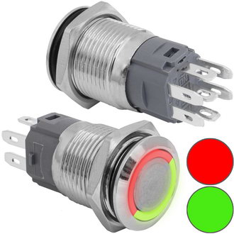 Кнопка антивандал.: GQ16B-10E/RG/N off-(on)