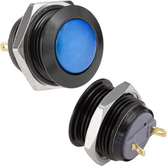 Кнопка антивандал.: GQ16B-10/J/B/Bl/N off-(on)