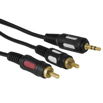 Аудио/Видео шнур: Stereo 3,5 mm - 2 RCA G 1.5m