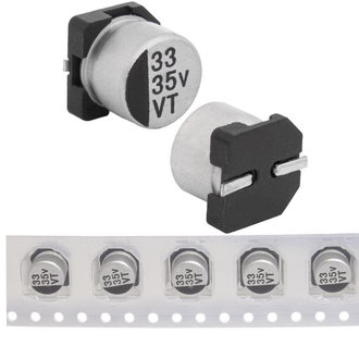 Конденсатор: 33 uF 35 V 105C 6.3*5.4 VT