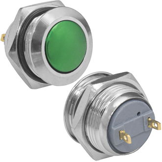 Кнопка антивандал.: GQ16B-10/J/G/N off-(on)