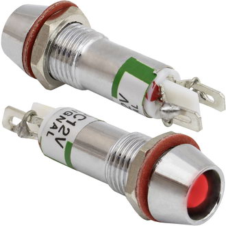 Св.диод в корпусе: L-615-R 12v (8mm)