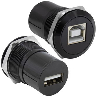 Разъем USB: USB B(M)-A(F) PN