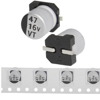 Конденсатор: 47 uF 16 V 105C 5*5.4 VT