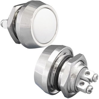 Кнопка антивандал.: GQ12B-10/W/N off-(on)