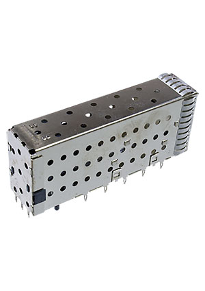 1-2007492-5, SFP+ разъем 20х2 угловой