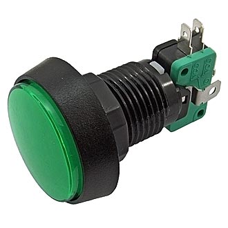Кнопка: GMSI-4B-C no(nc)+nc(no) green