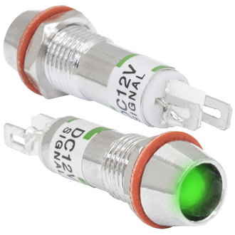 Св.диод в корпусе: L-615-G 12v (8mm)
