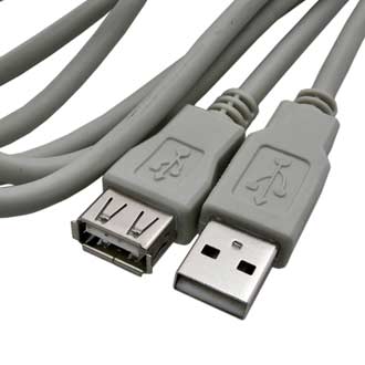 Компьютерный шнур: USB2.0 A(m)-USB A(f) G 5m
