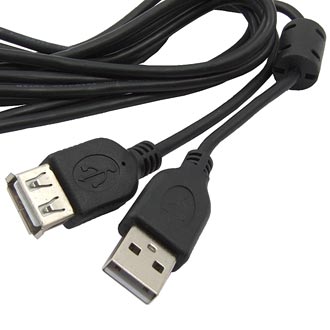 Компьютерный шнур: USB-A F USB-A M 1.8m F (SZC)