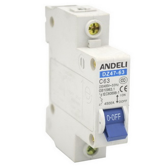 Автоматический вык.: DZ47-63/1P 50A 4.5kA х-ка C