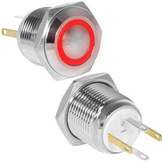 Кнопка антивандал.: GQ16B-10E/JL/R/N off-(on)