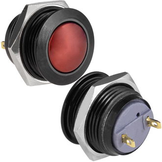 Кнопка антивандал.: GQ16B-10/J/B/R/N off-(on)