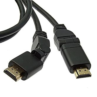 Шнур интерфейсный: HDMI to HDMI 360* 1.4v OFC 2m