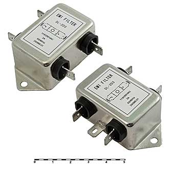 Фильтр сетевой: DL-2D3 2A. 250V