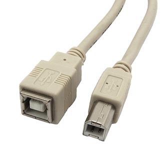 Компьютерный шнур: USB-B M USB-B F 1.8m