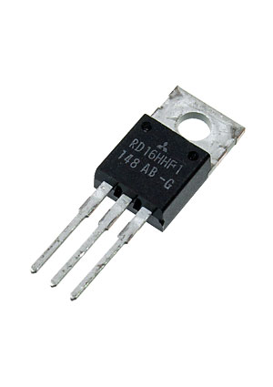 RD16HHF1-501, Si 30MHz 12.5V 16W TO220