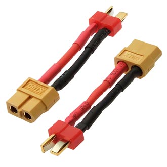 Разъем: XT60 F to Deans M 14AWG 4CM