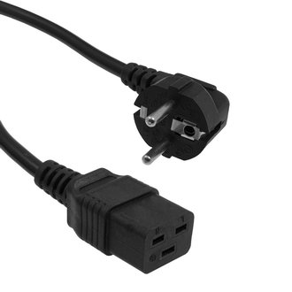 Сетевой шнур: SCZ C19/Schuko 1.8m 3x1.5 16A