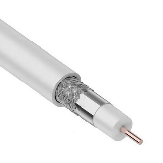 Кабель коаксиальный: RG-6U CCS/Al 48% 75 Ом 100m