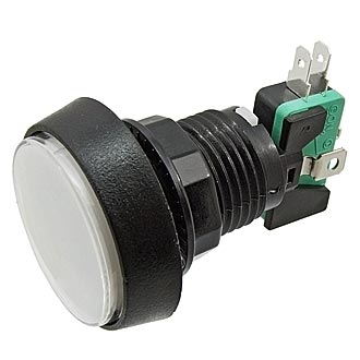 Кнопка: GMSI-4B-C no(nc)+nc(no) white